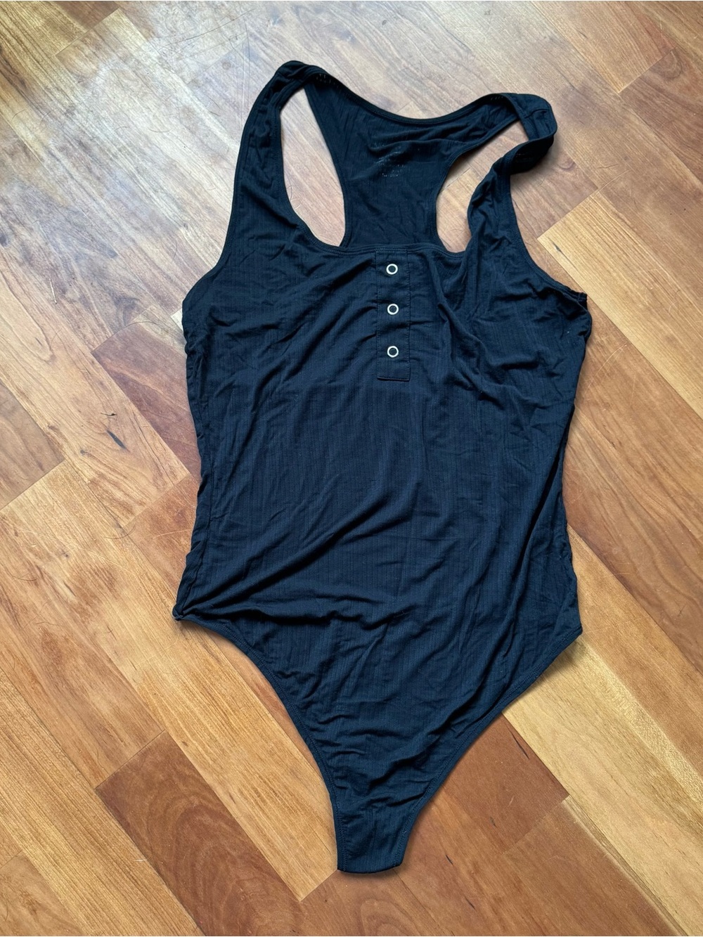 Negative Underwear Whipped Black Snap-Front Bodysuit